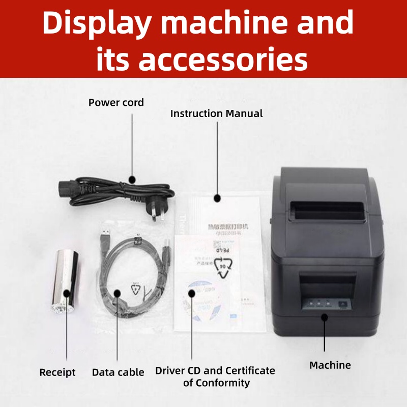 80mm POS Thermal Printer Auto  - Receipt Printer Thermal recension och pris