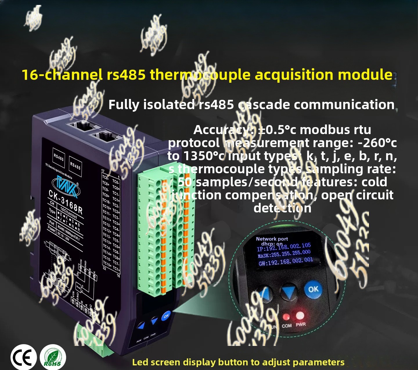 apply to 8CH Fully Isolated K- - Power Over Ethernet recension och pris