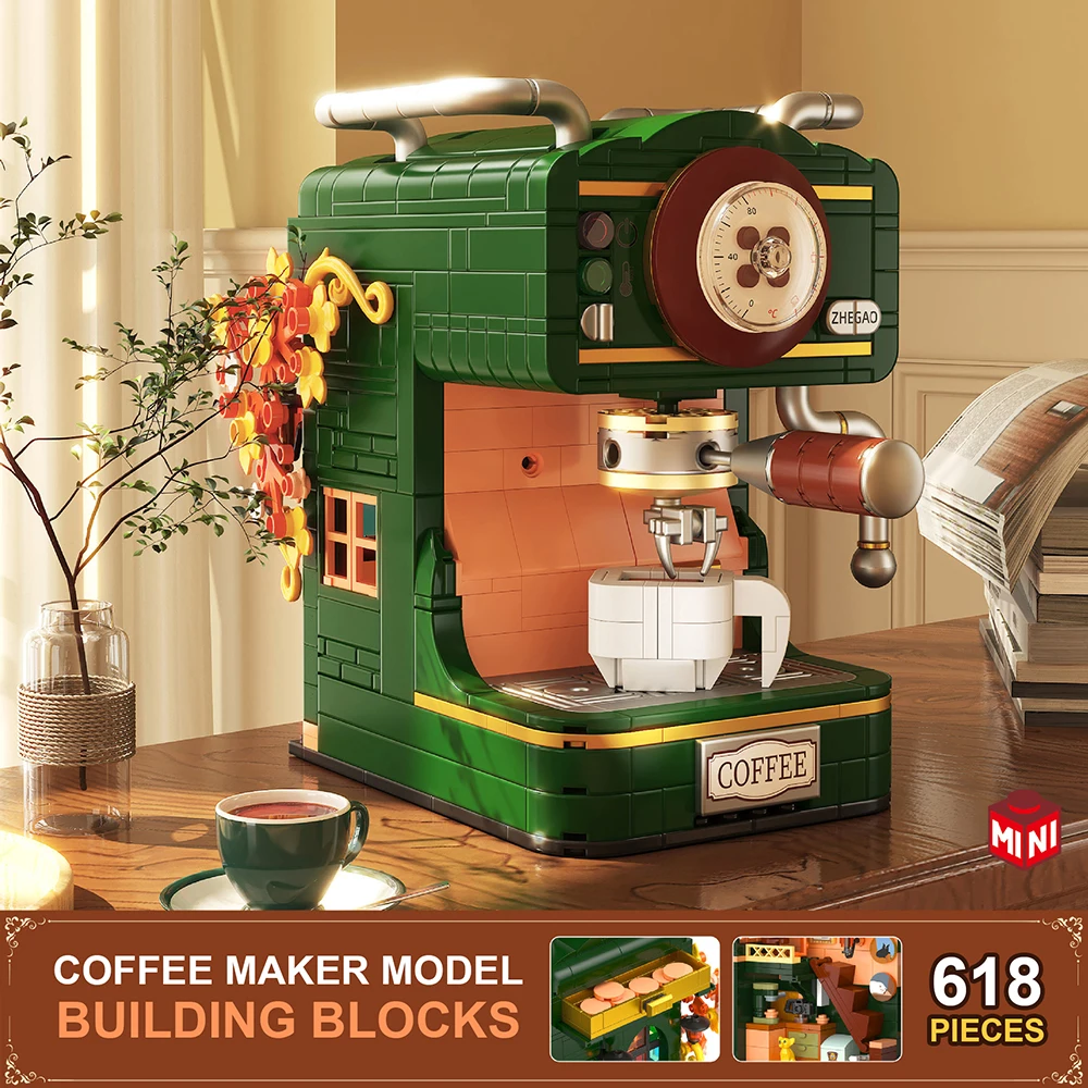Retro Coffee Machine Building  - Office Technician recension och pris