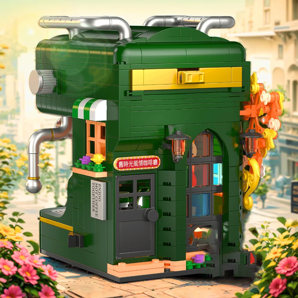 Retro Coffee Machine Building  - Office Technician recension och pris
