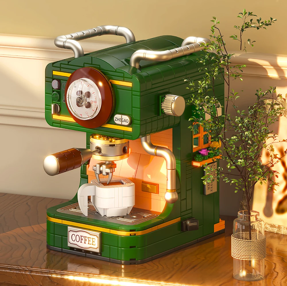 Retro Coffee Machine Building  - Office Technician recension och pris