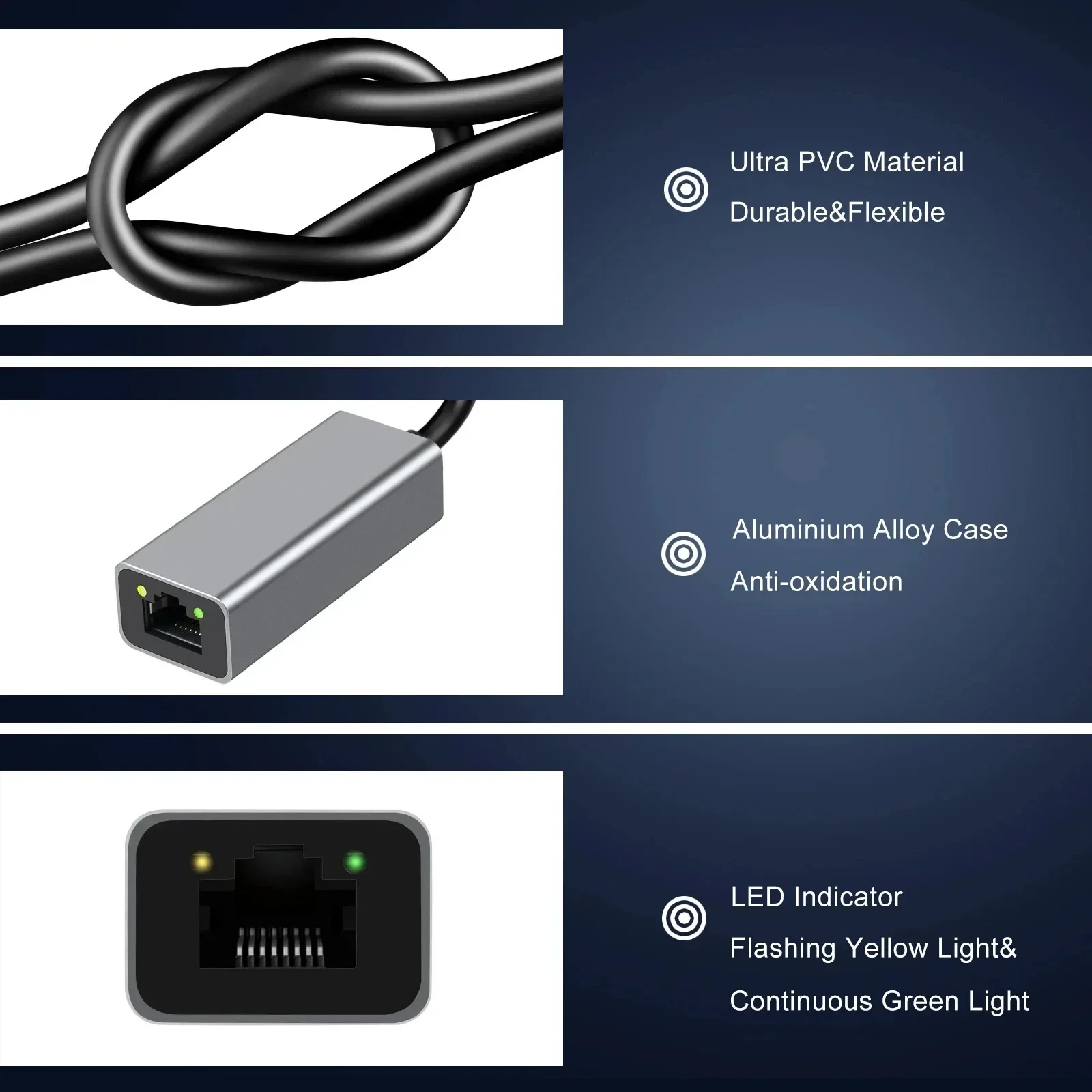 1000Mbps USB Type C Ethernet A - Power Over Ethernet recension och pris