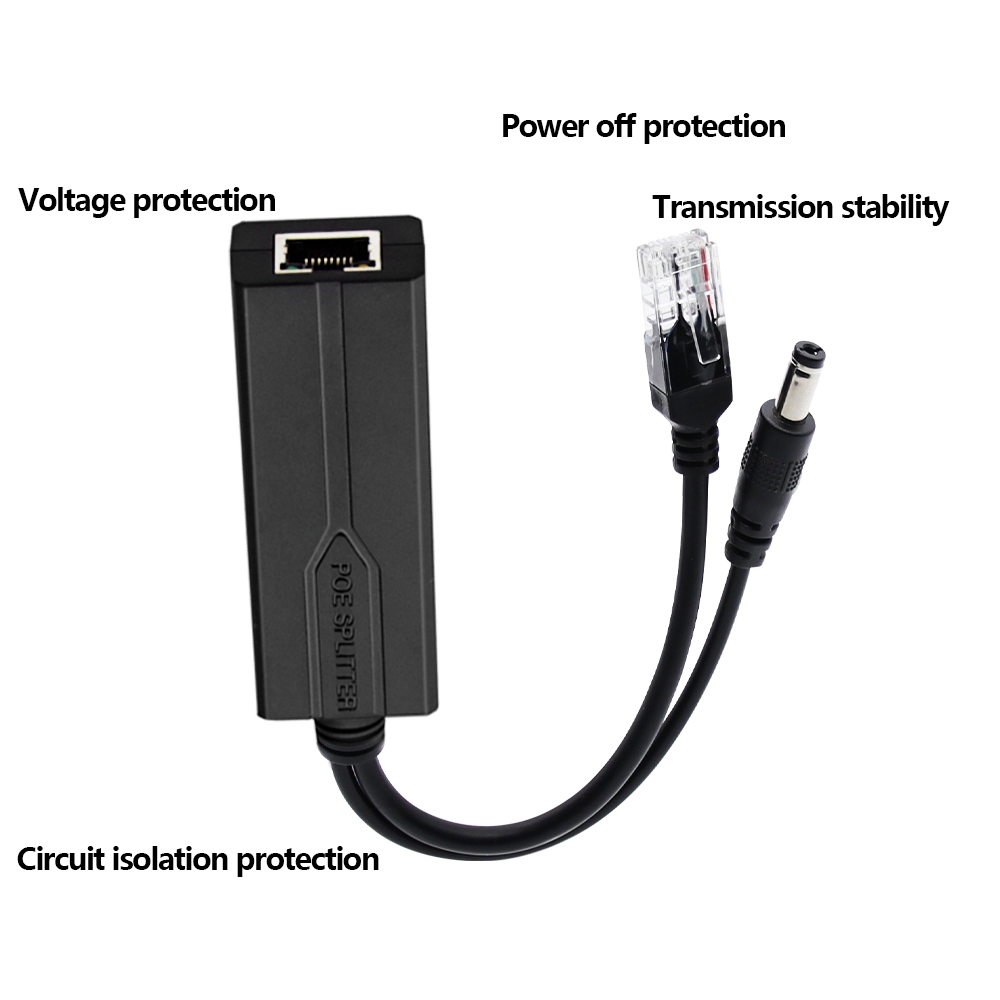 POE Splitter 48V to 12V/5V IEE - Power Over Ethernet recension och pris