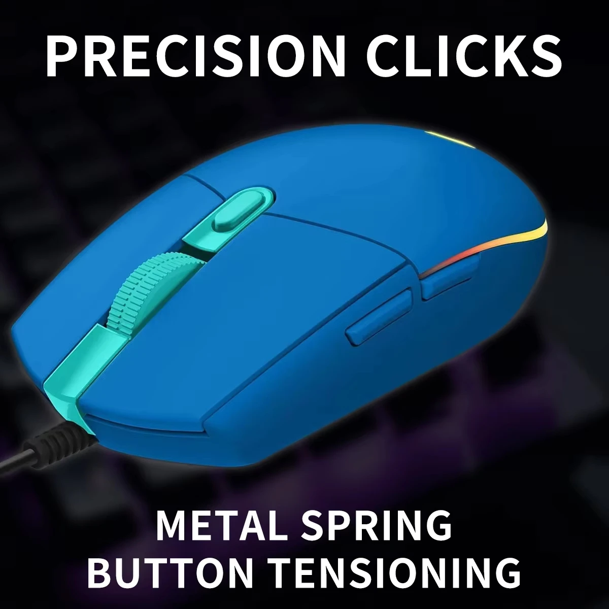 Logitech G203 LIGHTSYNC Wired  - Logitech Mouse G203 recension och pris