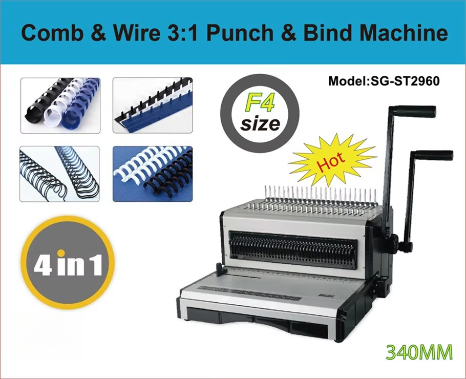 SG-ST2960 Comb and Wire Bindin - Binding Machine Comb recension och pris